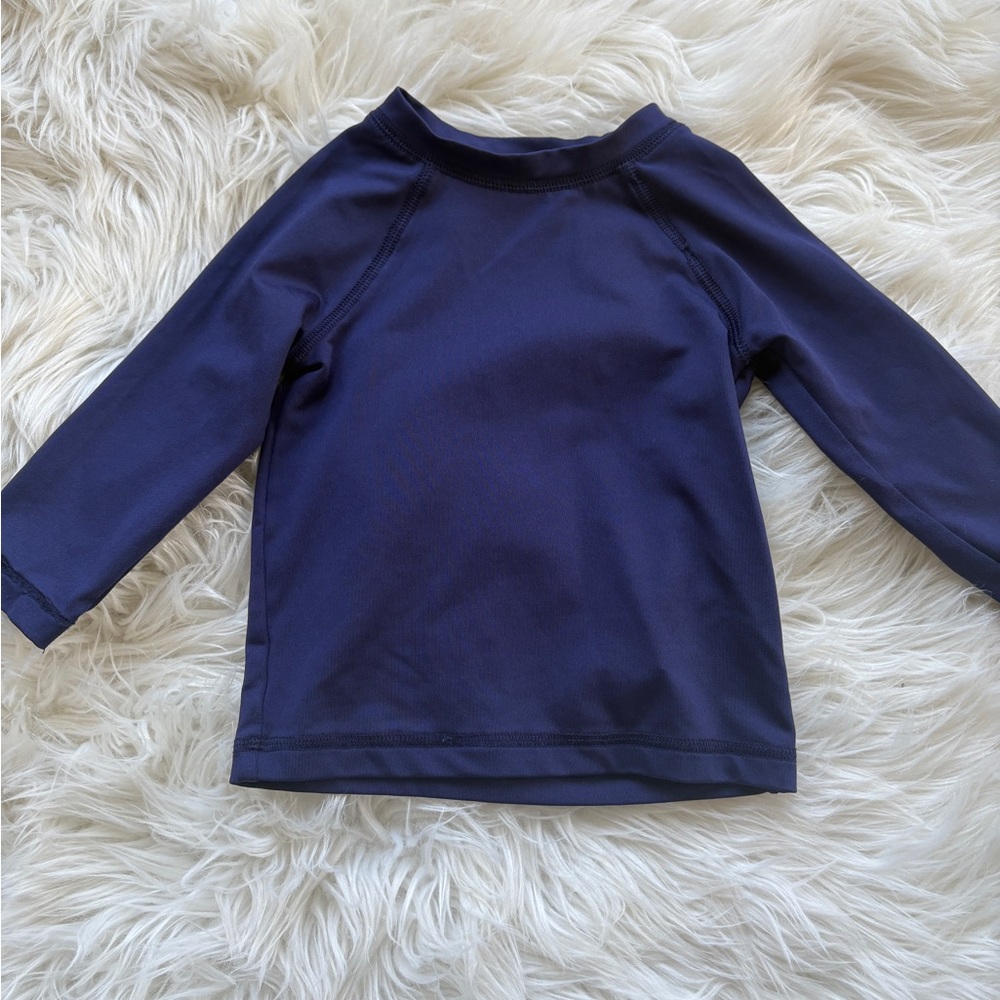 Navy cat and Jack rash guard